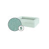 Bolster cat bed cover only - small - light jade