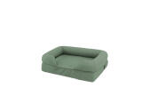 En liten 24 memory foam bolster seng i grønt