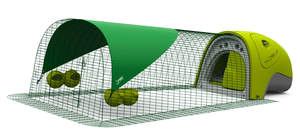 Eglu Classic hønsehus med 2 meter hønsegård - grønn